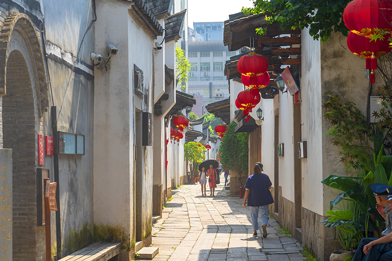 2019年6月28日，福州，三坊七巷風光。